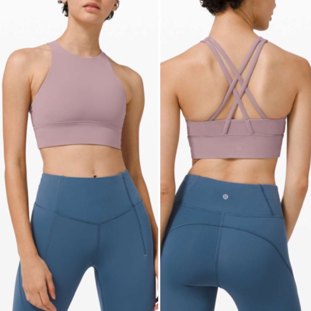 NWT Lululemon Energy Bra High Neck Long Line Tough - Picture 1 of 9